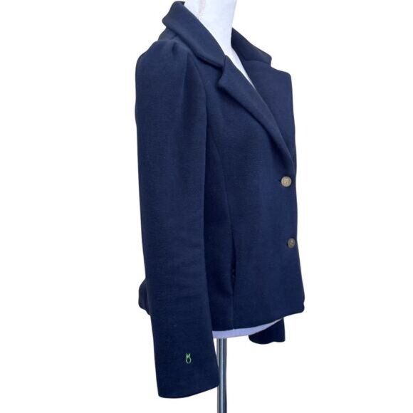 Dudley Stephens blue Windsor Jacket, polished, cozy, preppy, structured, comfy - Picture 2 of 7